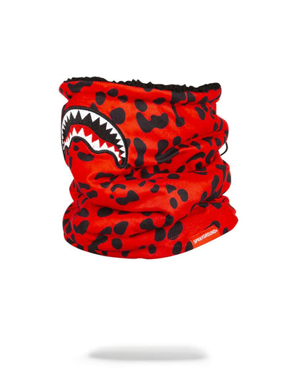Sprayground Premium | RED LEOPARD NECK WARMER