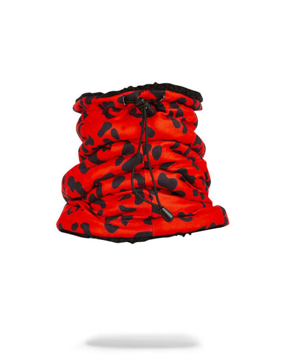 Sprayground Premium | RED LEOPARD NECK WARMER