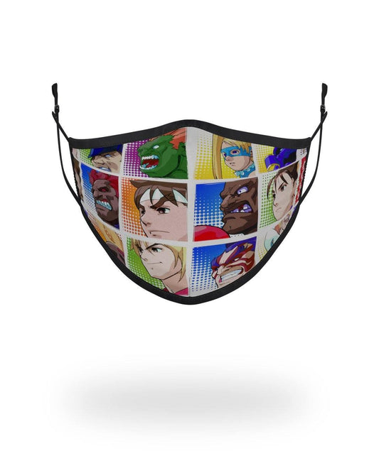 Sprayground Essential | ADULT STREET FIGHTER PLAYER SELECT FORM FITTING FACE-COVERING