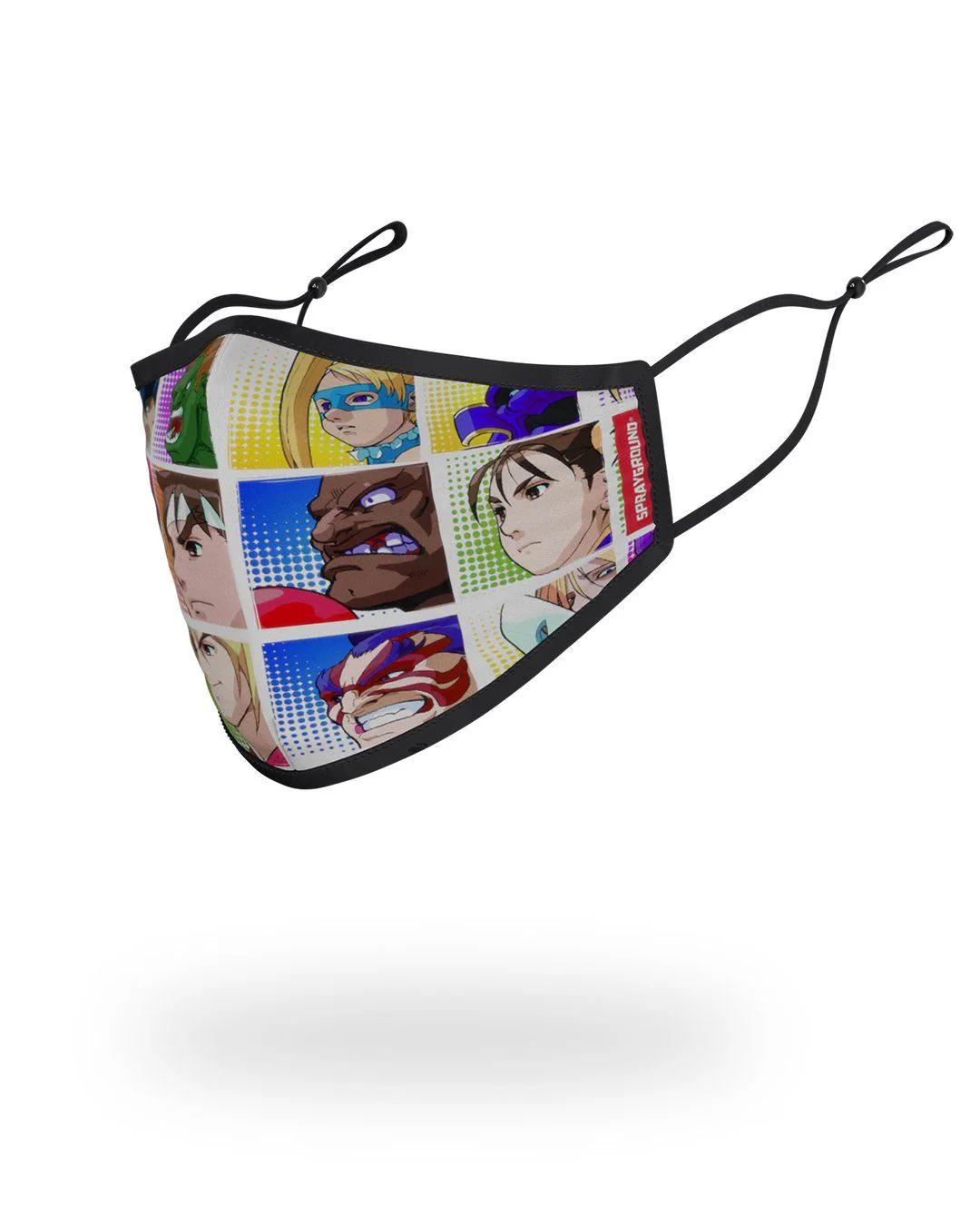 Sprayground Essential | ADULT STREET FIGHTER PLAYER SELECT FORM FITTING FACE-COVERING