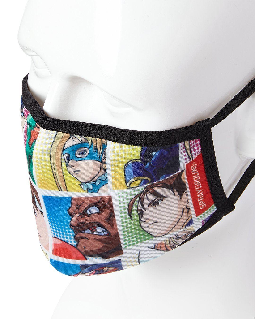 Sprayground Essential | ADULT STREET FIGHTER PLAYER SELECT FORM FITTING FACE-COVERING