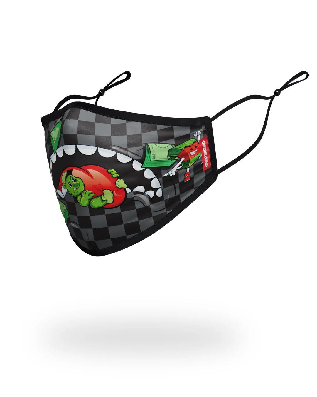 Sprayground Premium | ADULT SHARK SQUAD FORM FITTING FACE MASK