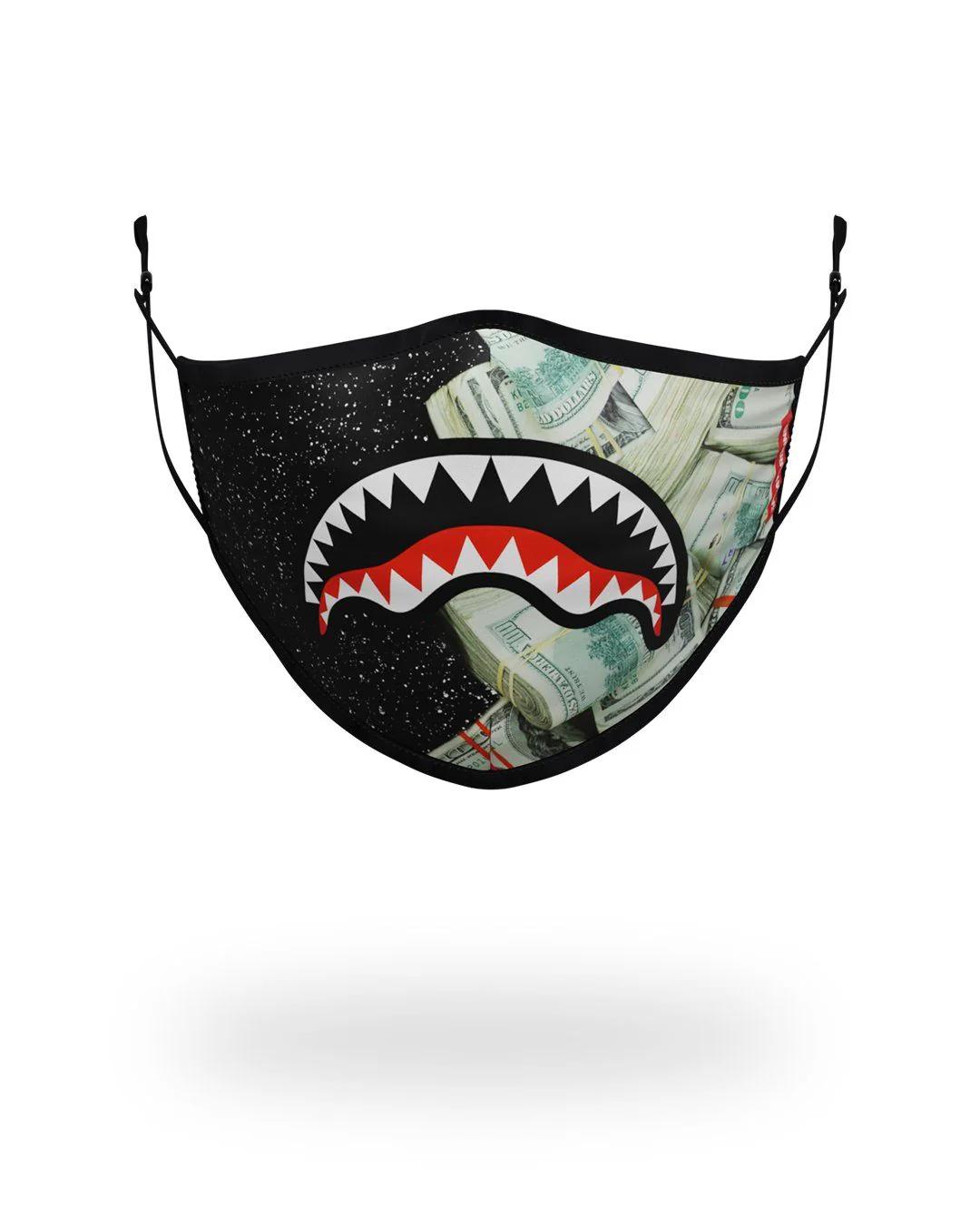 Sprayground Popular | ADULT PARTY SHARK FORM FITTING FACE MASK