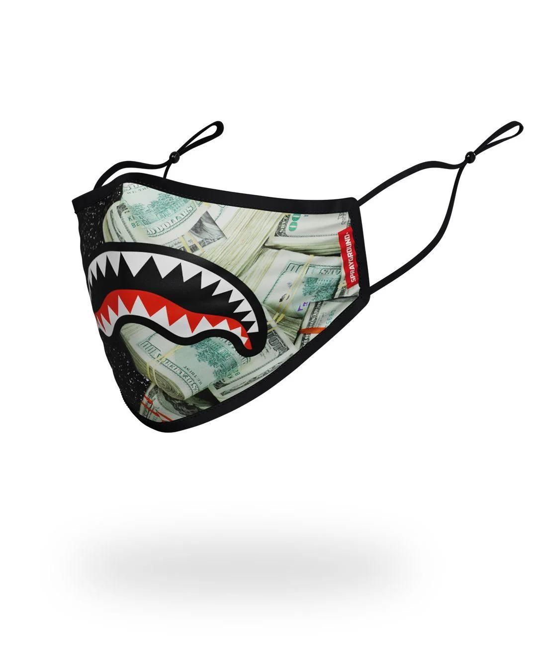 Sprayground Popular | ADULT PARTY SHARK FORM FITTING FACE MASK