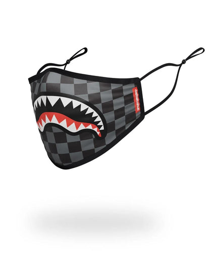 Sprayground Recommended | ADULT SHARKS IN PARIS (GREY) FORM FITTING FACE MASK