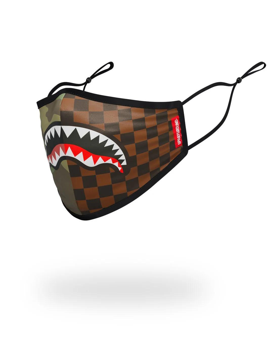 Sprayground Classic | ADULT CHECKS & CAMO FORM FITTING FACE MASK