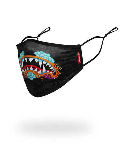 Sprayground Recommended | ADULT DRAGON SHARK FORM FITTING FACE MASK