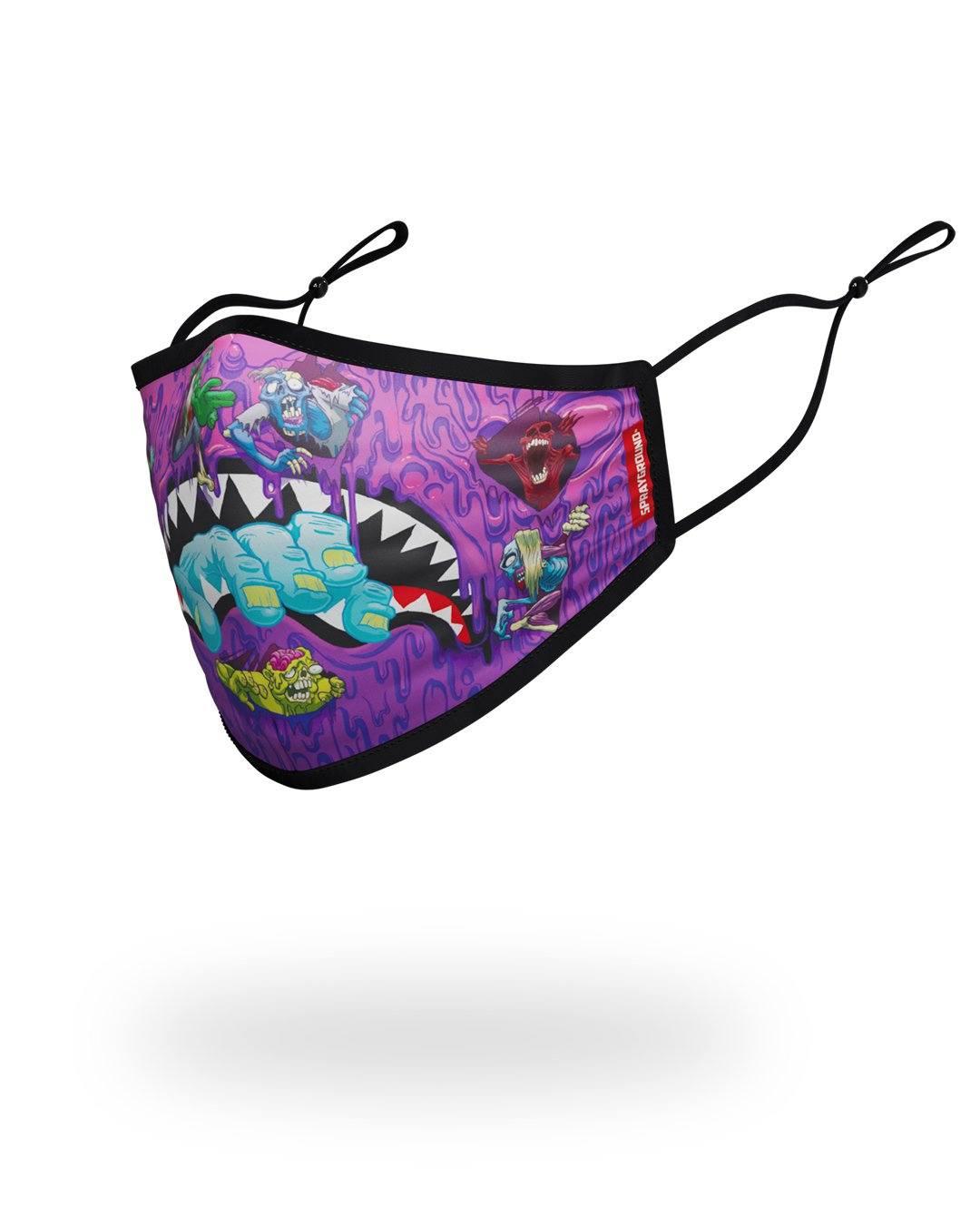 Sprayground Classic | ADULT ZOMBIE SHARK FORM FITTING FACE MASK