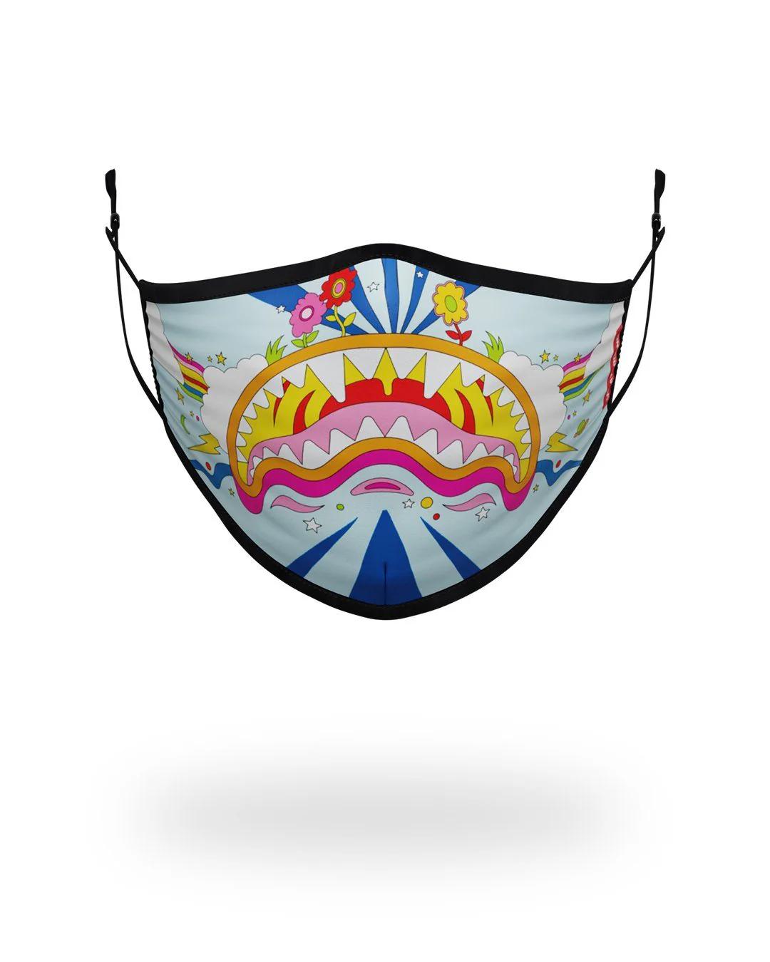 Sprayground Premium | ADULT GROOVY SHARK FORM FITTING FACE MASK