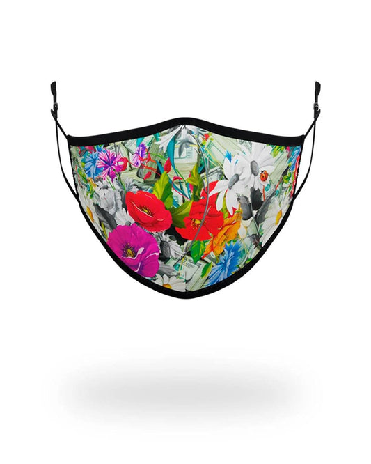 Sprayground Featured | ADULT FLORAL MONEY FORM FITTING FACE MASK