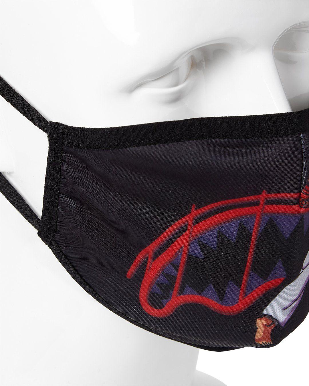 Sprayground Best Seller | ADULT STREET FIGHTER RYU SHARK FORM FITTING FACE-COVERING