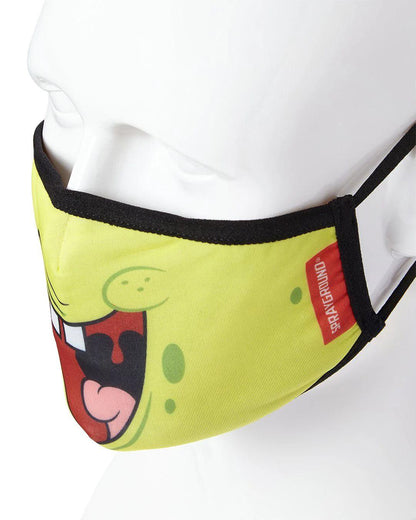 Sprayground Recommended | ADULT SPONGEBOB SMILE FORM FITTING FACE-COVERING
