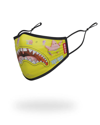 Sprayground Exclusive | ADULT SPONGEBOB JAPAN SHARK FORM FITTING FACE-COVERING