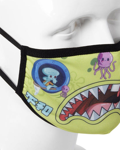 Sprayground Exclusive | ADULT SPONGEBOB JAPAN SHARK FORM FITTING FACE-COVERING