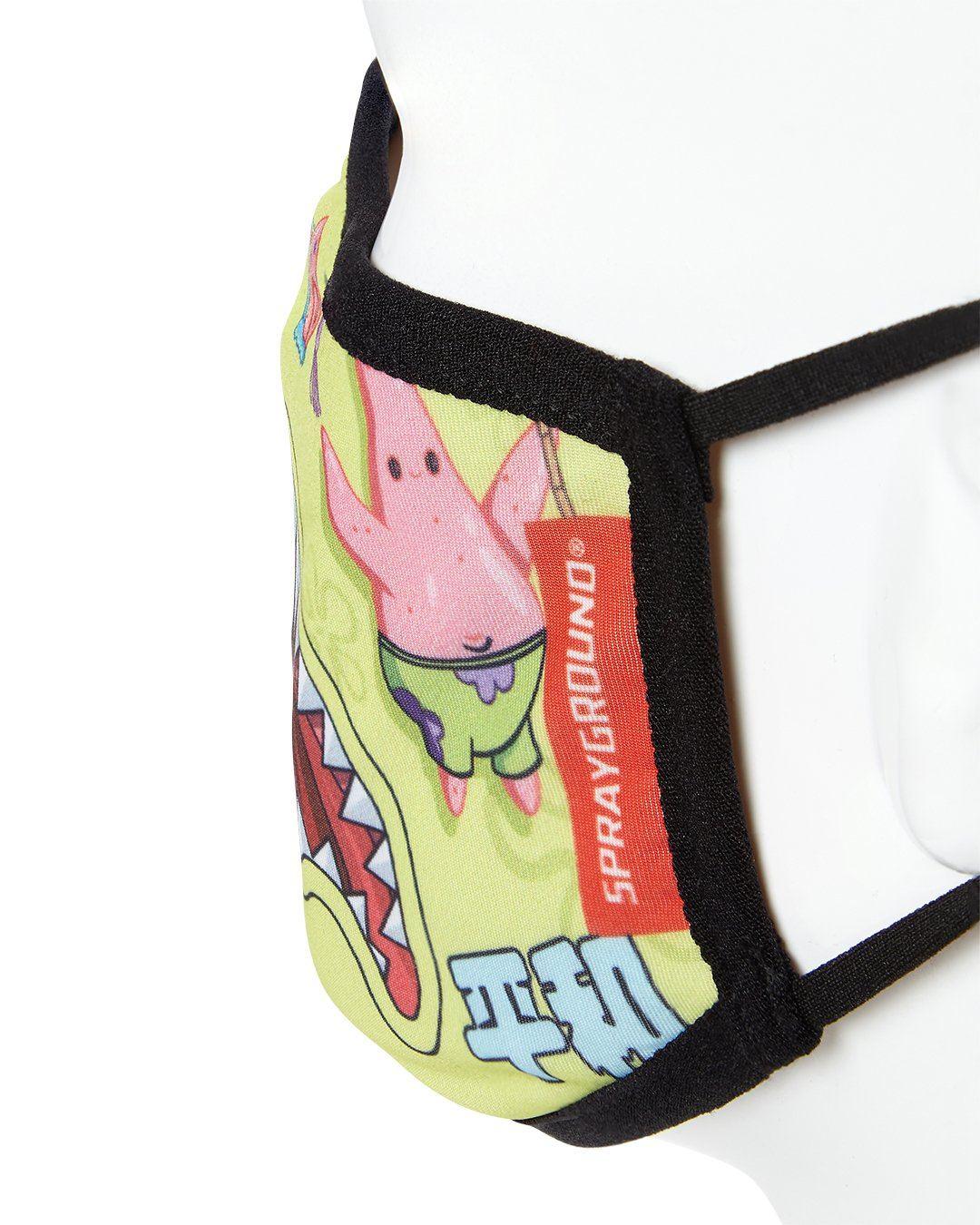Sprayground Exclusive | ADULT SPONGEBOB JAPAN SHARK FORM FITTING FACE-COVERING