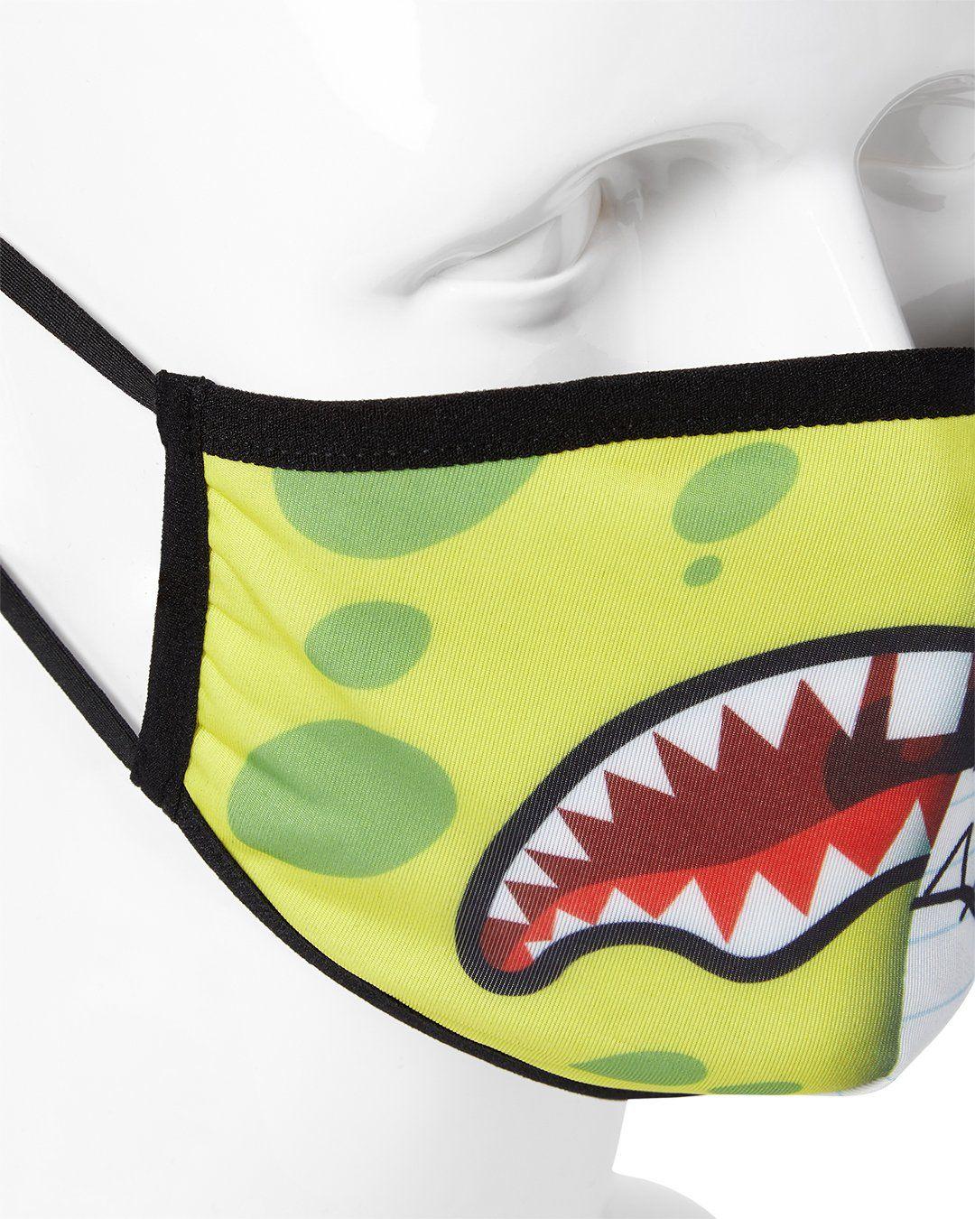 Sprayground Signature | ADULT DOODLEBOB SPLIT SHARK FORM FITTING FACE-COVERING
