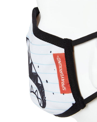 Sprayground Signature | ADULT DOODLEBOB SPLIT SHARK FORM FITTING FACE-COVERING