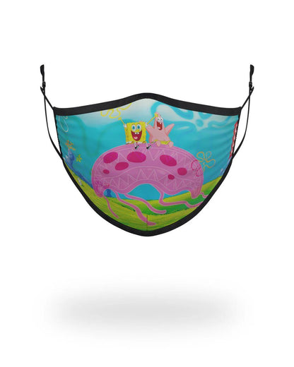Sprayground Essential | ADULT SPONGEBOB JELLY SHARK FORM FITTING FACE-COVERING