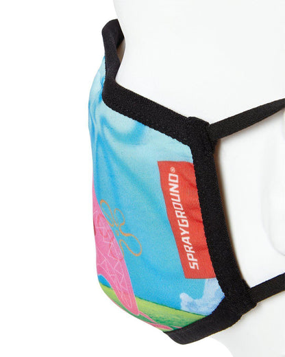 Sprayground Essential | ADULT SPONGEBOB JELLY SHARK FORM FITTING FACE-COVERING