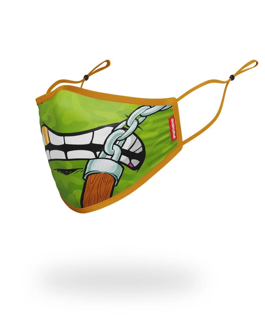 Sprayground Featured | ADULT TMNT: MICHELANGELO SHARK FORM FITTING FACE-COVERING