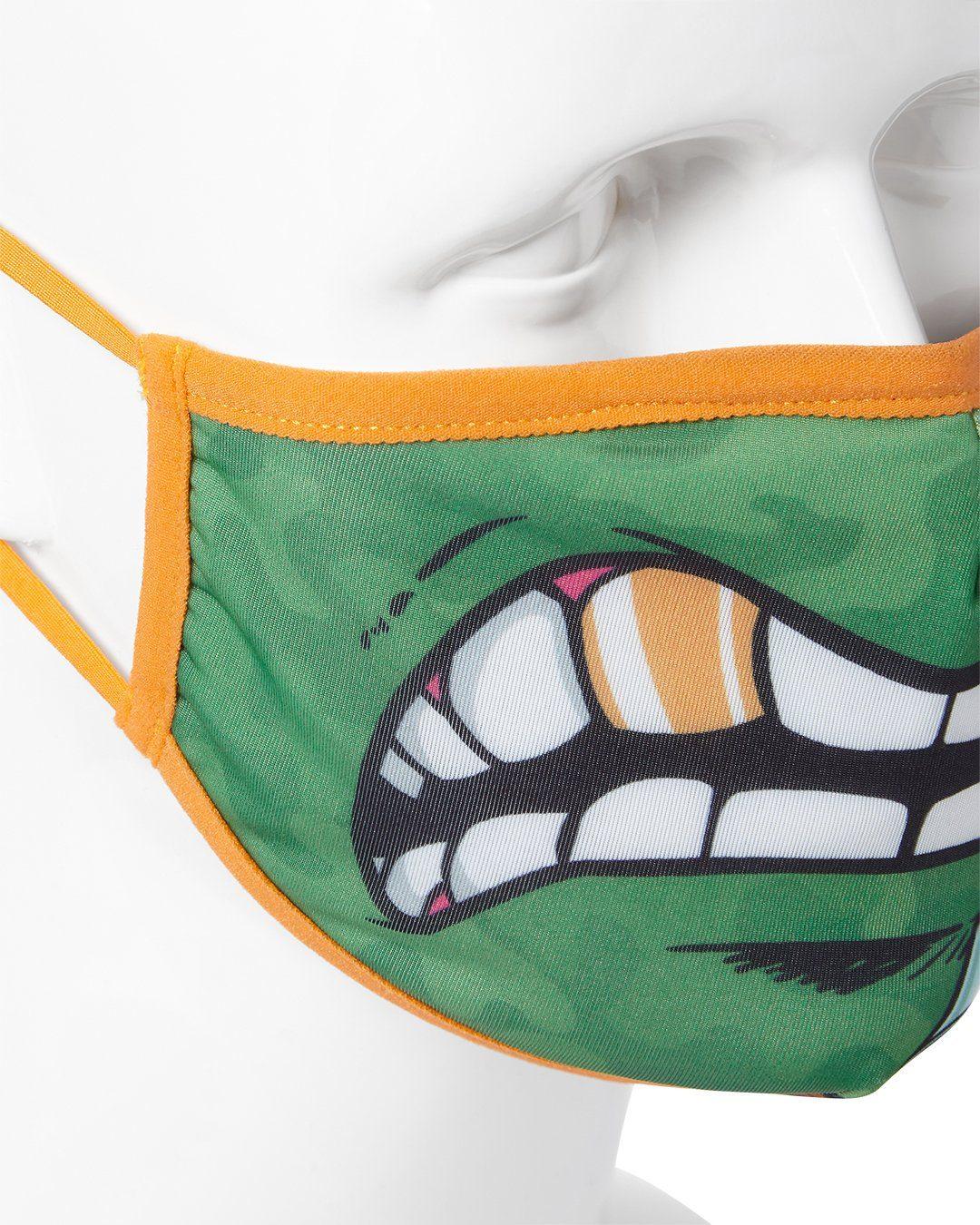 Sprayground Featured | ADULT TMNT: MICHELANGELO SHARK FORM FITTING FACE-COVERING