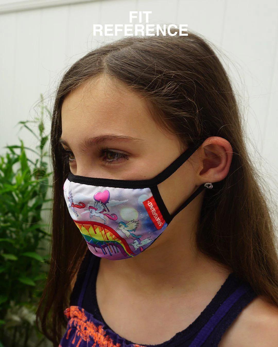 Sprayground New | KIDS FORM FITTING MASK: COLOR DRIP