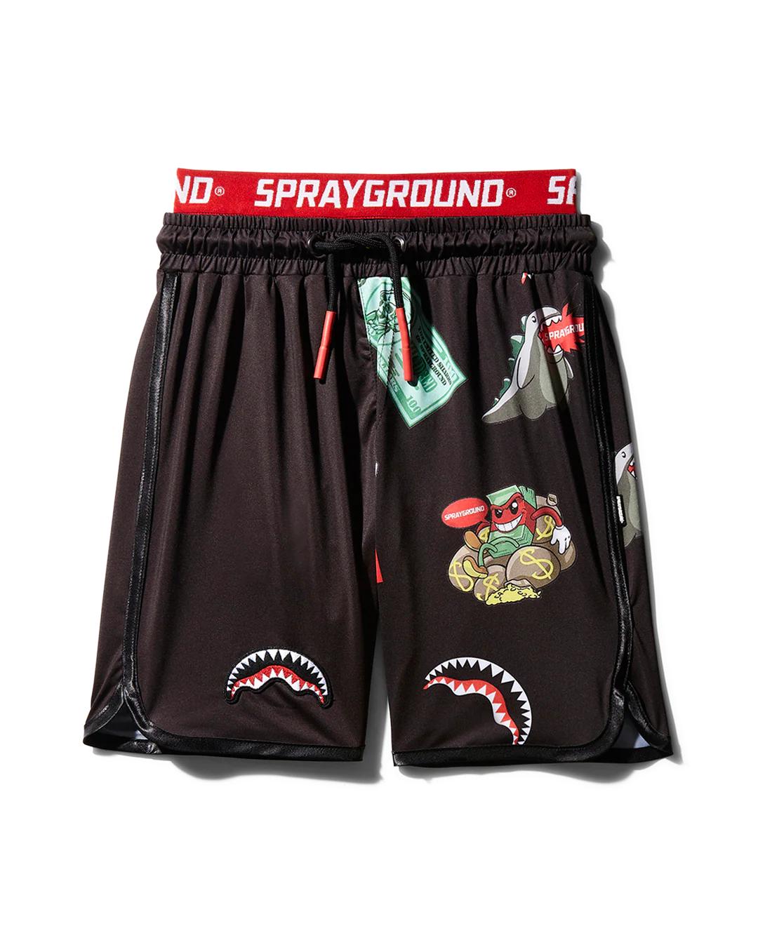 Sprayground Best Seller | KIDS PATCH ALL-IN SWIM TRUNKS (BLACK)