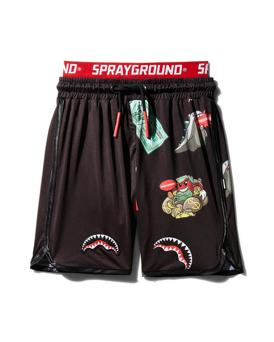 Sprayground Best Seller | KIDS PATCH ALL-IN SWIM TRUNKS (BLACK)