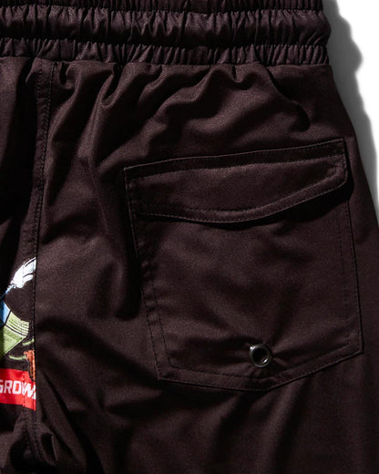 Sprayground Best Seller | KIDS PATCH ALL-IN SWIM TRUNKS (BLACK)