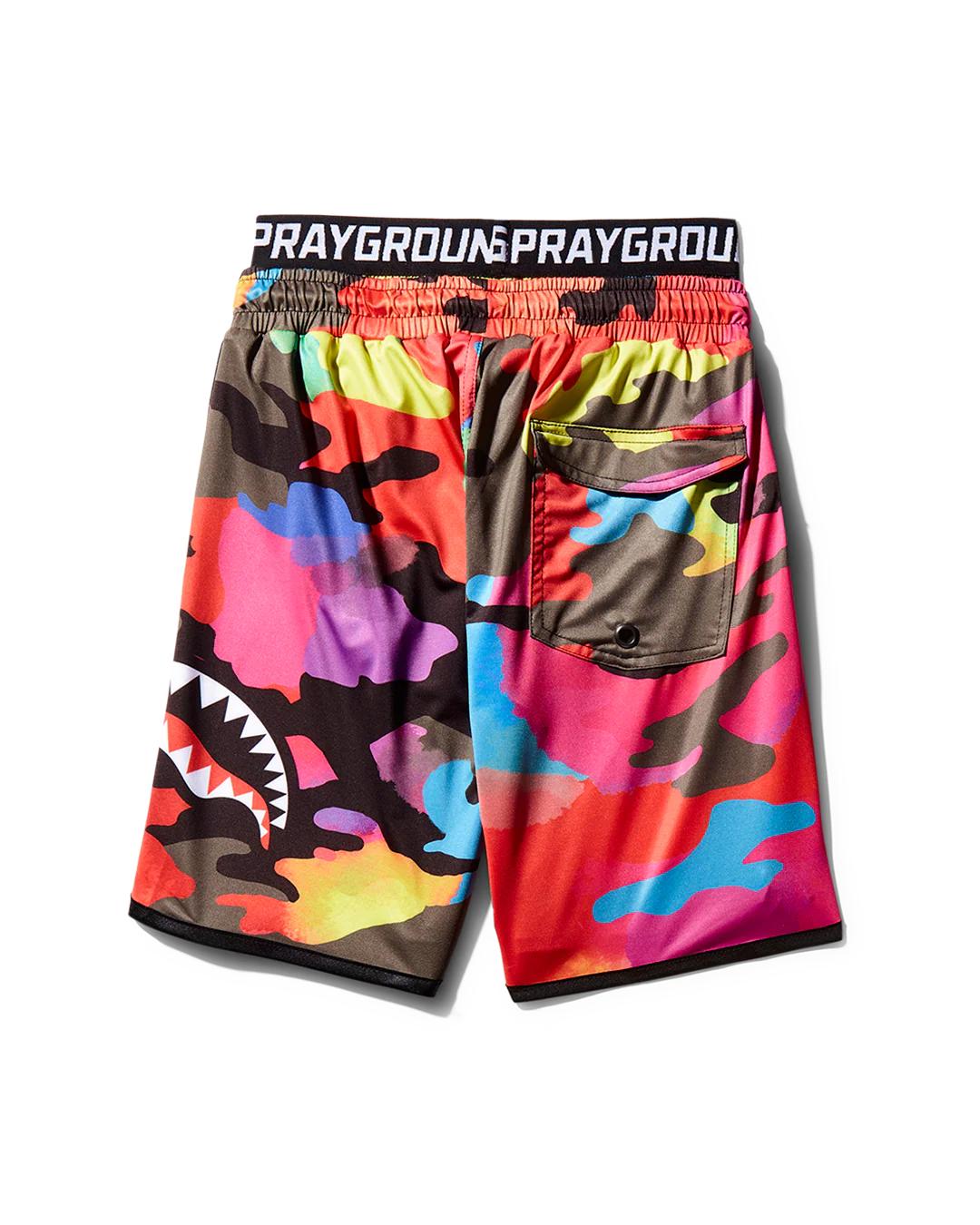 Sprayground Recommended | KIDS CAMOBURST SWIM TRUNKS