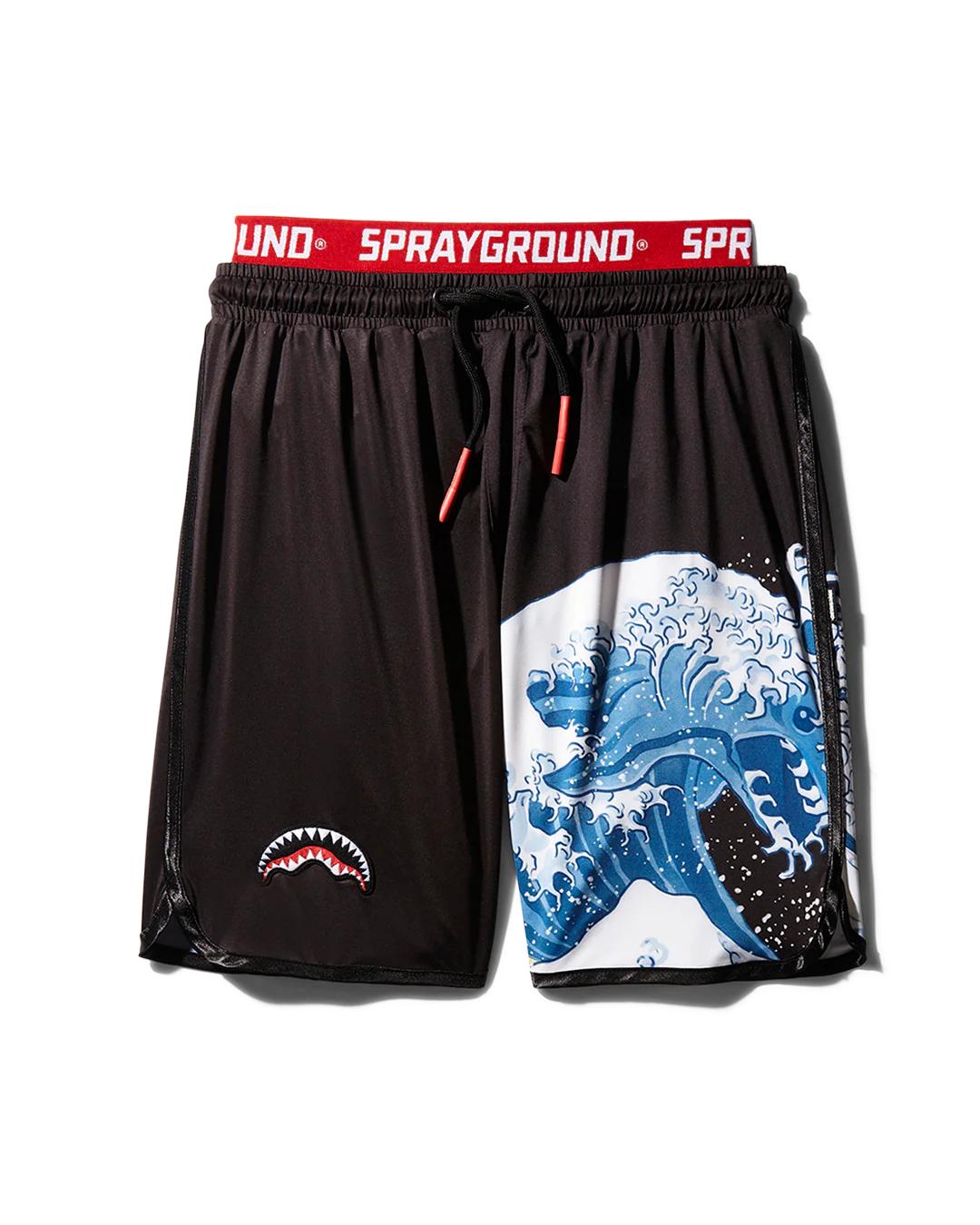 Sprayground Essential | DRAGON WAVE CORTO SWIM TRUNKS (BLACK)