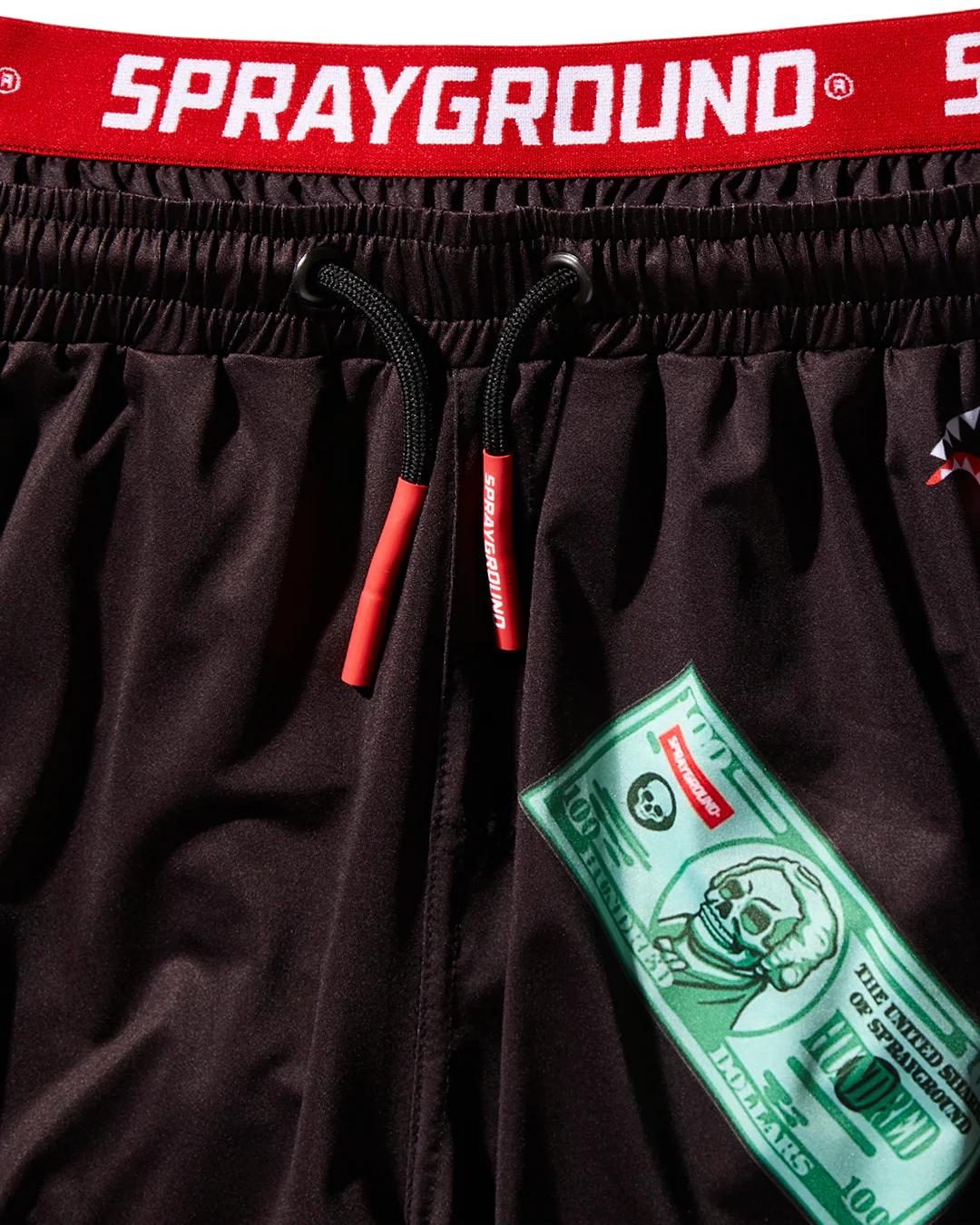 Sprayground New | PATCH ALL-IN CORTO SWIM TRUNKS (BLACK)