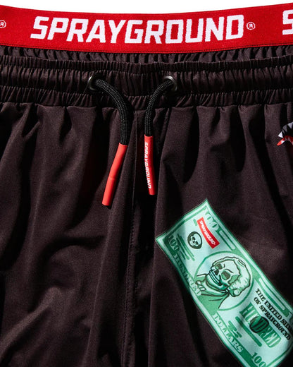 Sprayground New | PATCH ALL-IN CORTO SWIM TRUNKS (BLACK)