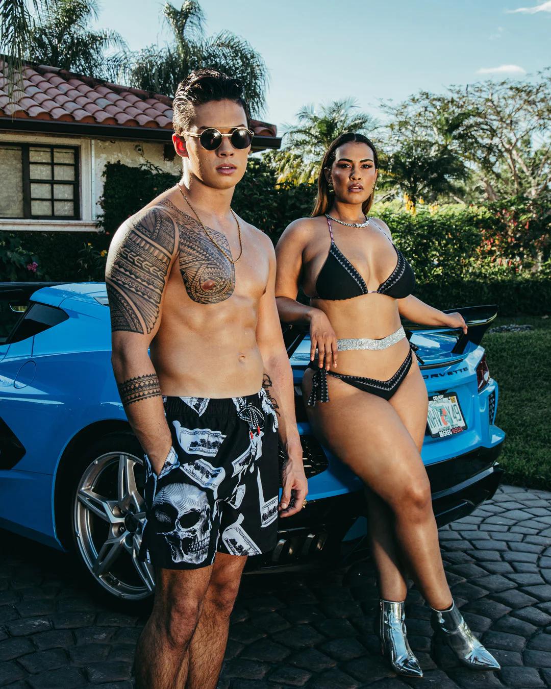 Sprayground Exclusive | MONEY NIGHT SHOTO SWIM TRUNKS