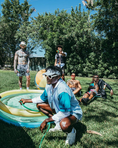 Sprayground Signature | SCRIBBLE SHARK SHOTO SWIM TRUNKS