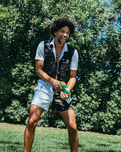 Sprayground Classic | SPLIT BITE CAMO SHOTO SWIM TRUNKS