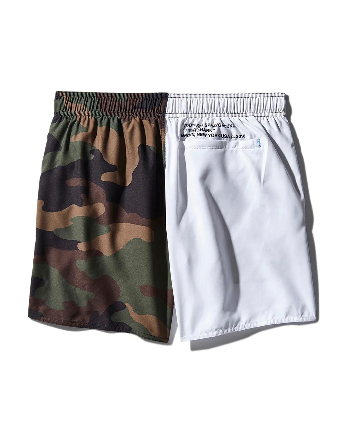 Sprayground Classic | SPLIT BITE CAMO SHOTO SWIM TRUNKS