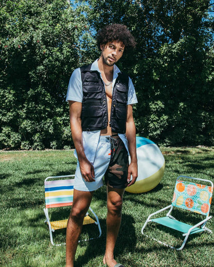 Sprayground Classic | SPLIT BITE CAMO SHOTO SWIM TRUNKS