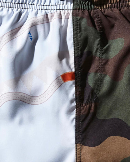 Sprayground Classic | SPLIT BITE CAMO SHOTO SWIM TRUNKS