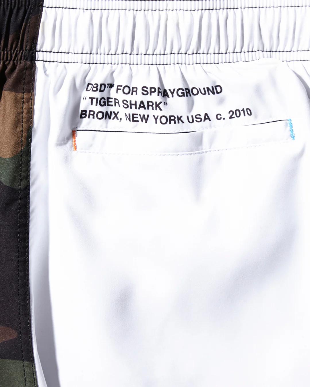 Sprayground Classic | SPLIT BITE CAMO SHOTO SWIM TRUNKS