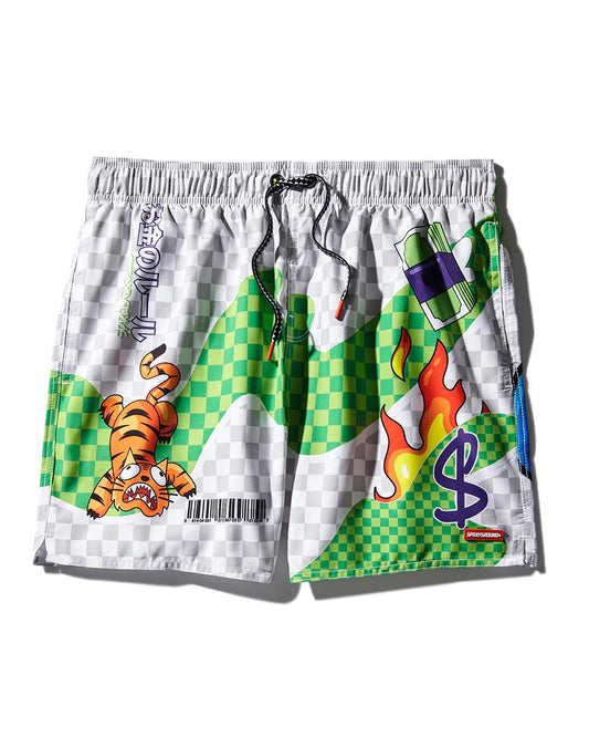 Sprayground Essential | WTF ART SHOTO SWIM TRUNKS
