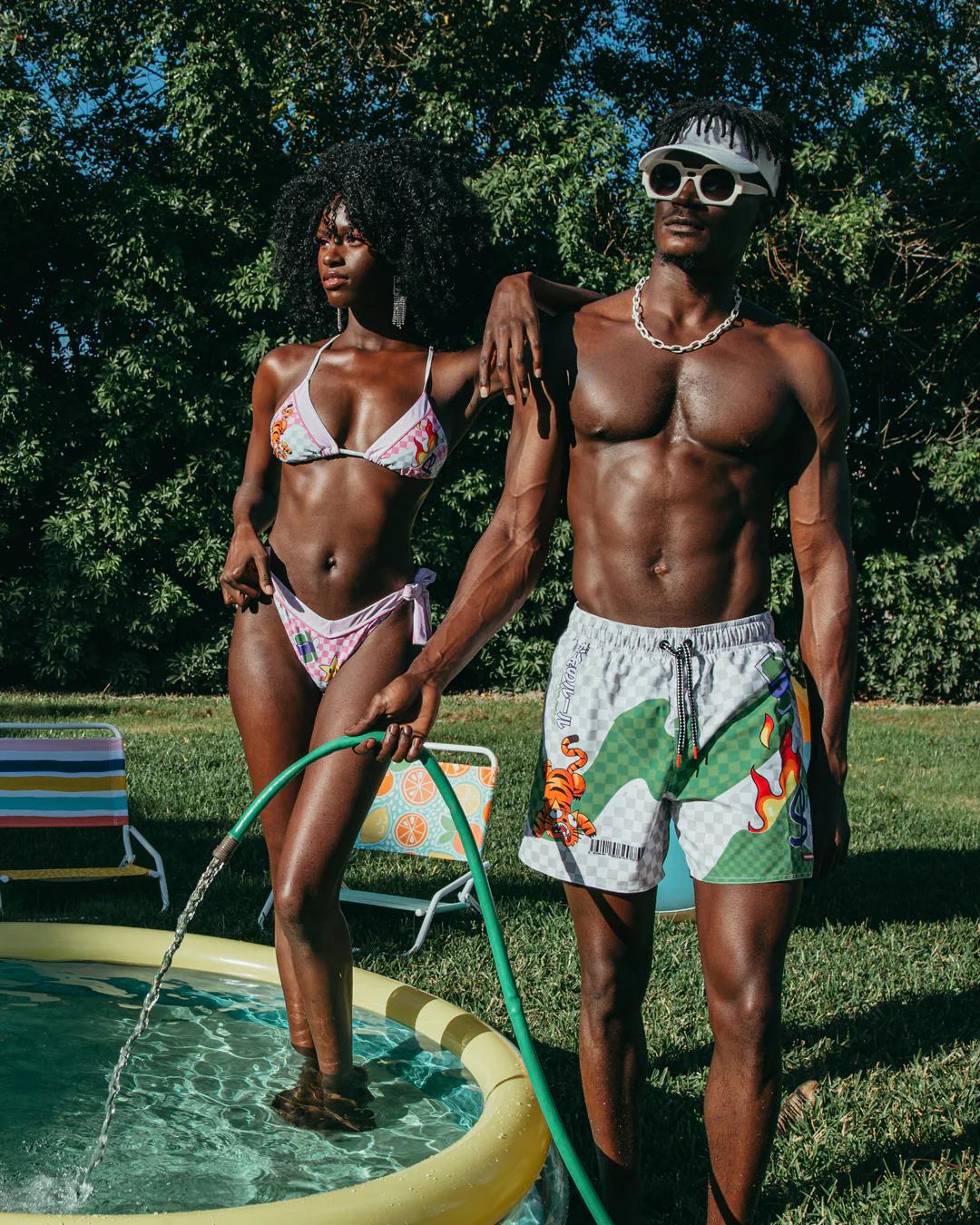 Sprayground Essential | WTF ART SHOTO SWIM TRUNKS