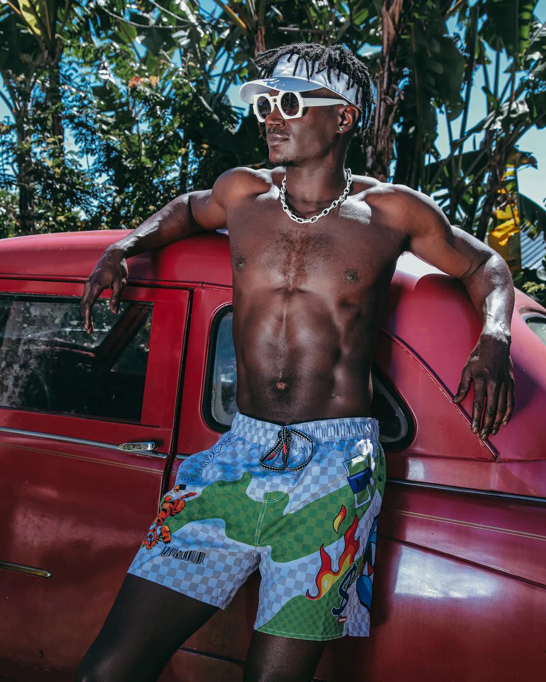 Sprayground Essential | WTF ART SHOTO SWIM TRUNKS