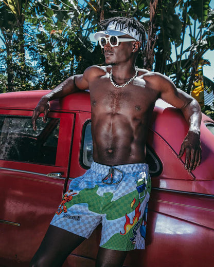 Sprayground Essential | WTF ART SHOTO SWIM TRUNKS