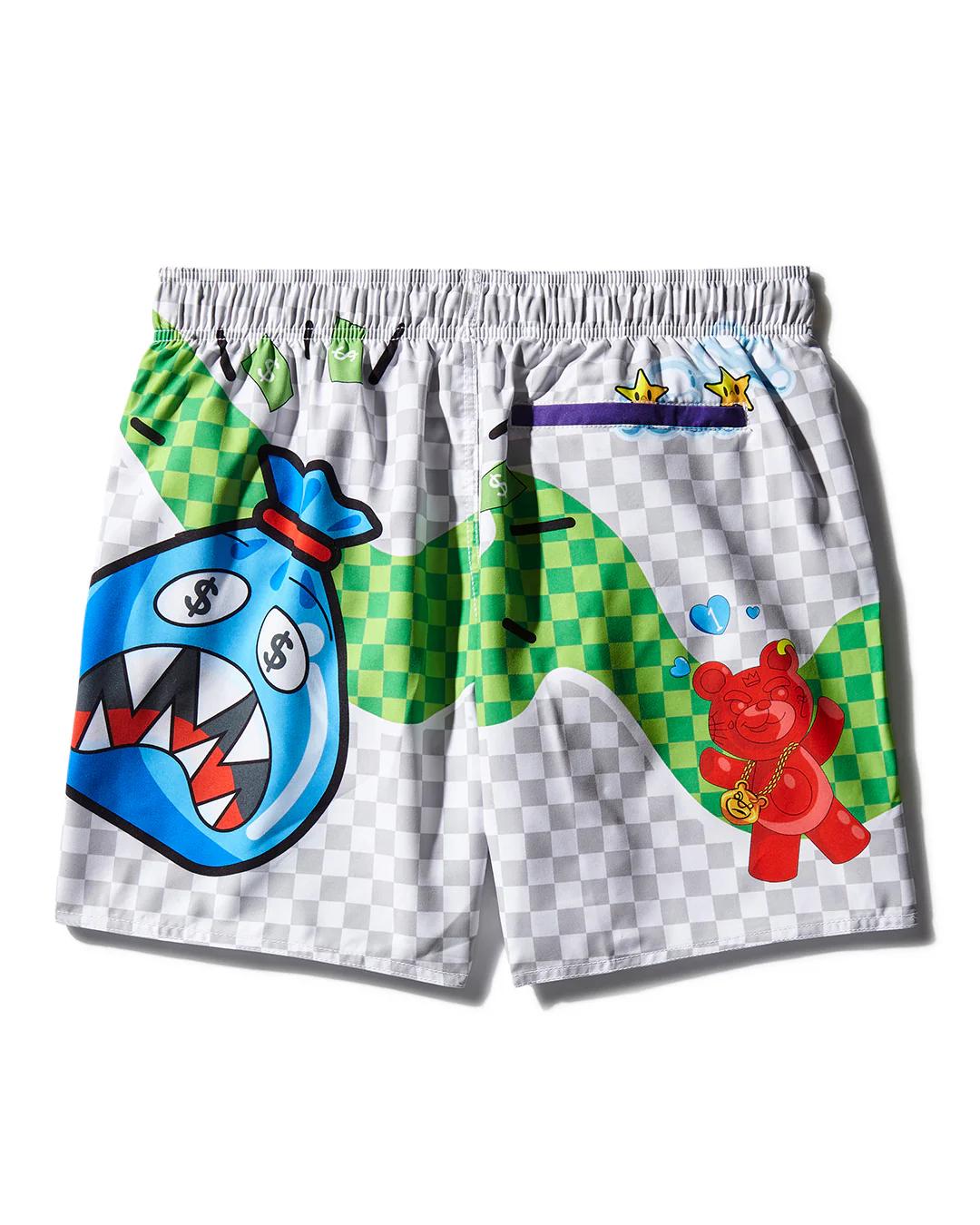Sprayground Essential | WTF ART SHOTO SWIM TRUNKS