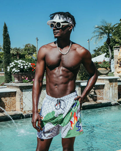Sprayground Essential | WTF ART SHOTO SWIM TRUNKS