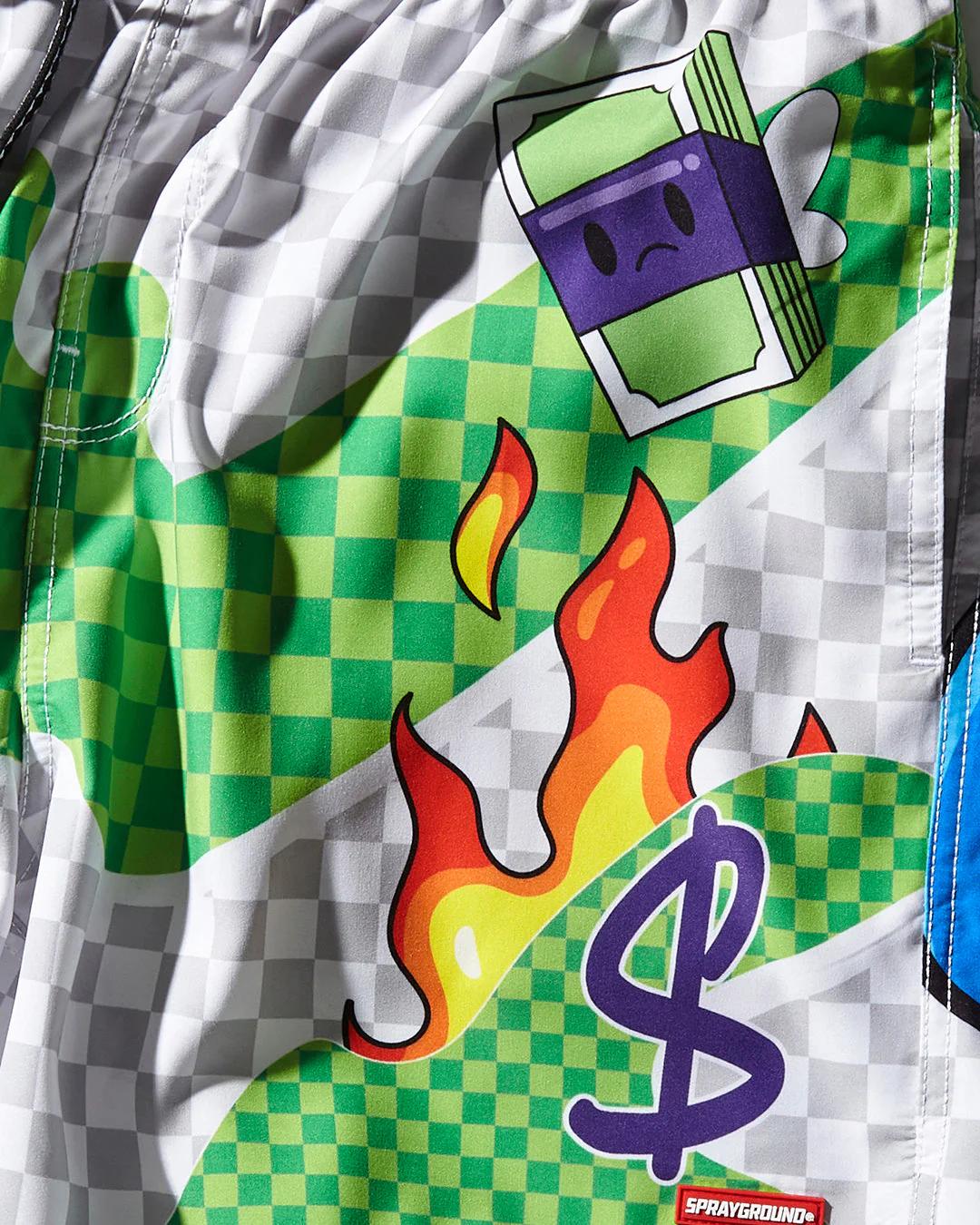 Sprayground Essential | WTF ART SHOTO SWIM TRUNKS