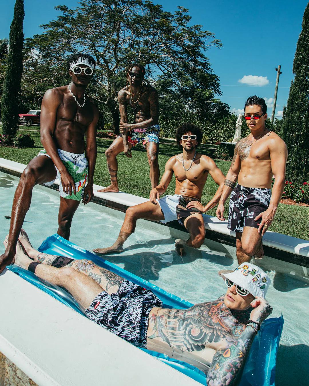 Sprayground Essential | WTF ART SHOTO SWIM TRUNKS