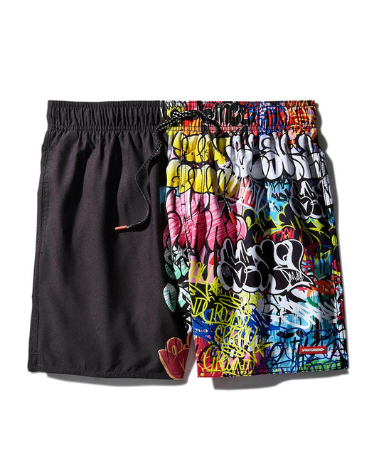 Sprayground Premium | HALF GRAFF SHOTO SWIM TRUNKS