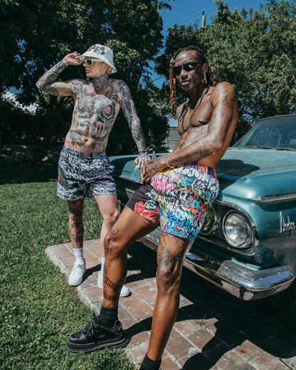Sprayground Premium | HALF GRAFF SHOTO SWIM TRUNKS